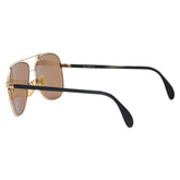 シルエット ティアドロップ サングラス Mod.7009140 ブラウン ゴールド プラスチック メッキ メンズ Silhoette 【中古】